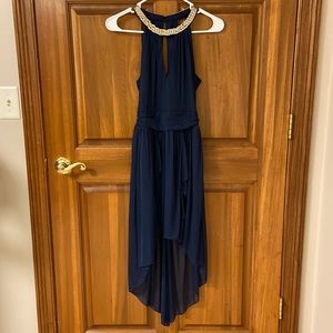 Navy blue B. Smart mini dress